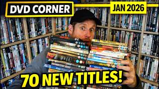 70 New DVDs & Blu-rays! Building My DVD & BLURAY Collection (Jan 2026)
