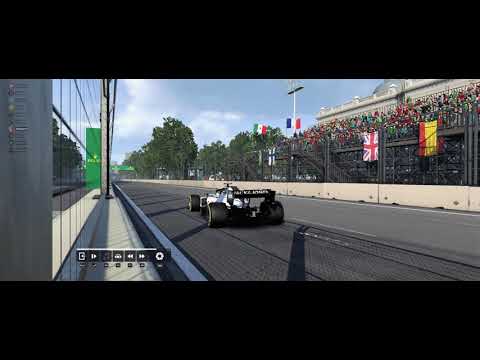 F1 2020 Baku Crash