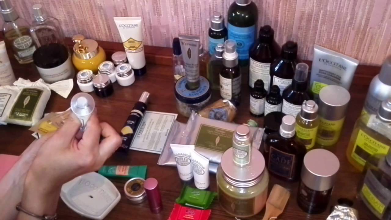 Косметика локситан у меня дома - YouTube