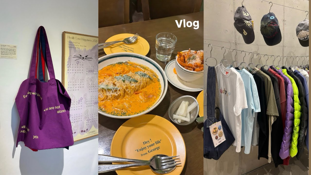 【韓国vlog】最後まで楽しむ韓国旅行🇰🇷Part 4/グルメ/カフェ/ショッピング