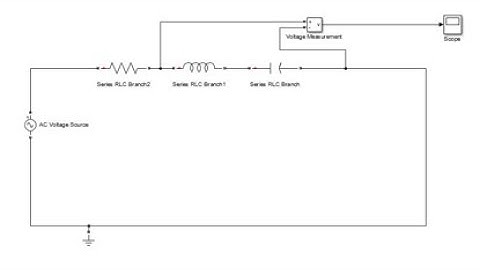 How to design series RLC BANDSTOP Filter on MATLAB SIMULINK
