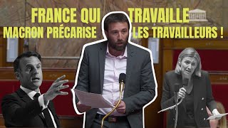 4,3 M De Travailleurs Pauvres, Macron Epuise Les Travailleurs
