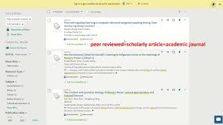 Finding an Article using Primo