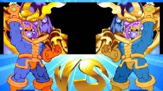 Both of thanos' endings to capcom's 1997 playstation port marvel super
heroes. trivia bits: thanos, a native saturn's moon, titan, collected
the infini...