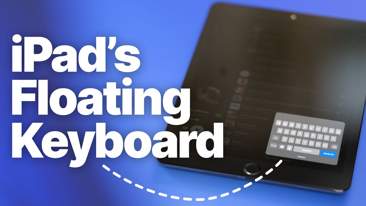 How to Use the Floating Keyboard on iPad (One-Handed Typing)
