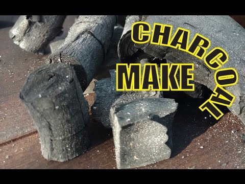 Making Hardwood Lump Charcoal - YouTube