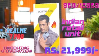 Realme 7 Pro Unboxing Of Indian Retail Unit 8GB:128GB Model & Detailed Overview With Camera Samples