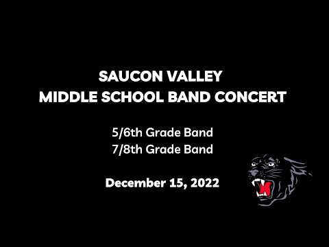 Saucon Valley Middle School 2022 Winter Band Concert