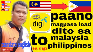 how to transfer credit load digi from malaysia to philippines