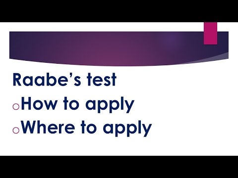 Raabe's test