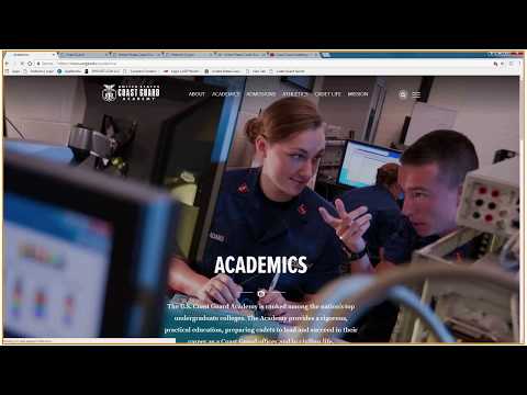 USCGA Admissions Partner Webinar   Online Resources