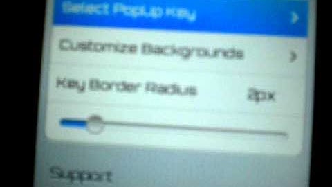 color keyboard on ios 5.0.1