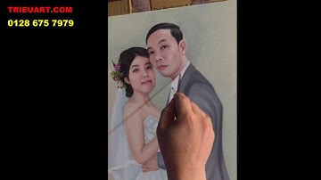 vẽ chân dung sơn dầu chất lượng cao - trieuart com