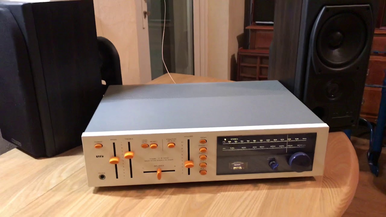 Ampli-tuner L & G (LUXMAN) R 3400E – Vintage Japonais – État Neuf