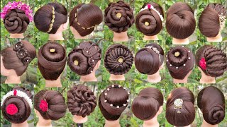 21 Beautiful Bun Hairstyle For Wedding & Party || Trending Juda Hairstyle || New Girls Hairstyle ||