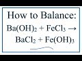 Balancing Chemical Equations Concepts