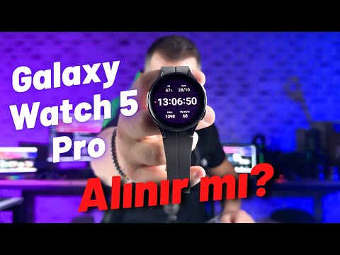 Video: Galaxy saat dokunmatik ekran mı?