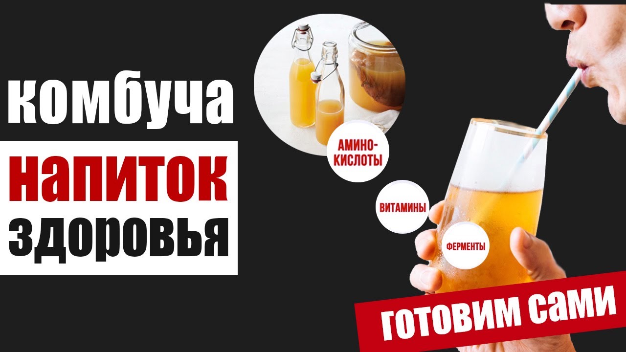 Что такое комбуча, и в чем польза этого напитка - YouTube