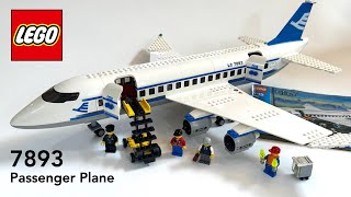 LEGO City 7893 Passenger Plane Build - 4K HD