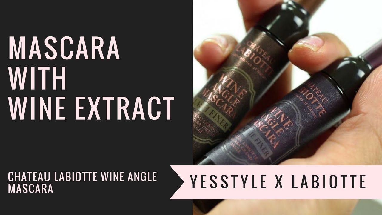 Mascara with Wine Extract LABIOTTE Chateau Labiotte Wine Angle