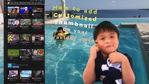 How to add thumbnail in youtube videos with your android phone 2021