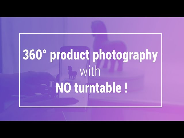 DIY Turntable for 360 Product Photography and 360 Video - No Motor Required  