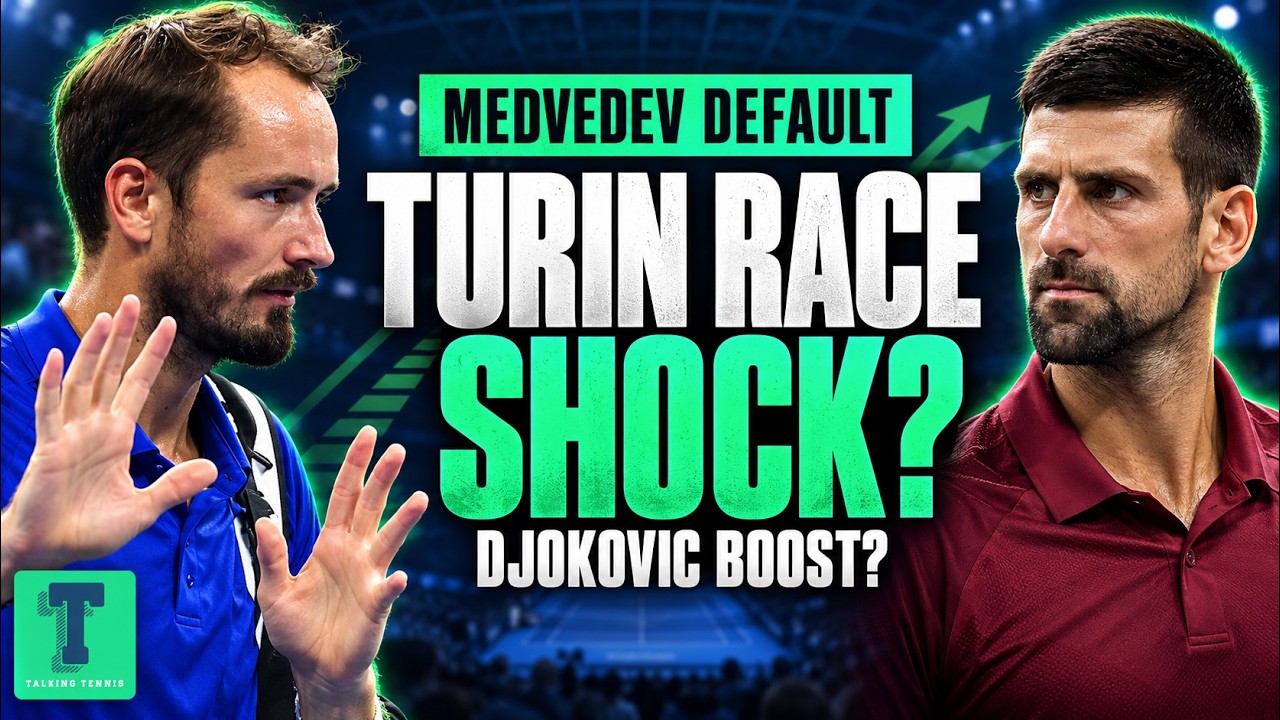 Medvedev default against Djokovic in Beijing could have huge implications for Race to Turin