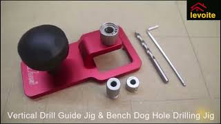 BENCH DOG DRILLING JIG - Lower Cost Option