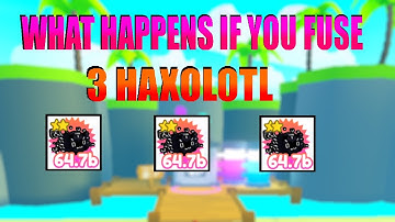 What happens if you fuse 3 haxolotl