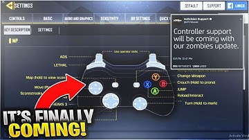 Controller Support CONFIRMED for COD MOBILE with Zombies UPDATE? True? (Call of Duty Mobile Gameplay