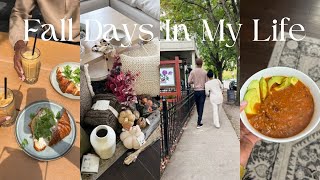 FALL DAYS IN MY LIFE VLOG | HUBBY GETS HAIR SHAVED, HOMEMADE CHILI, FALL SHOPPING &amp; DECOR + MORE !!