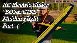 RC Glider BONE GIRL PART 4 - maiden flight - RC airplane 3d printed rc plane