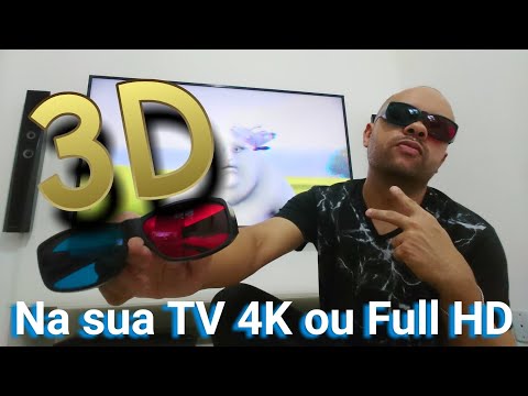 Video 3D NA TV 4K/FULL HD | Óculos Anaglifo - youtube