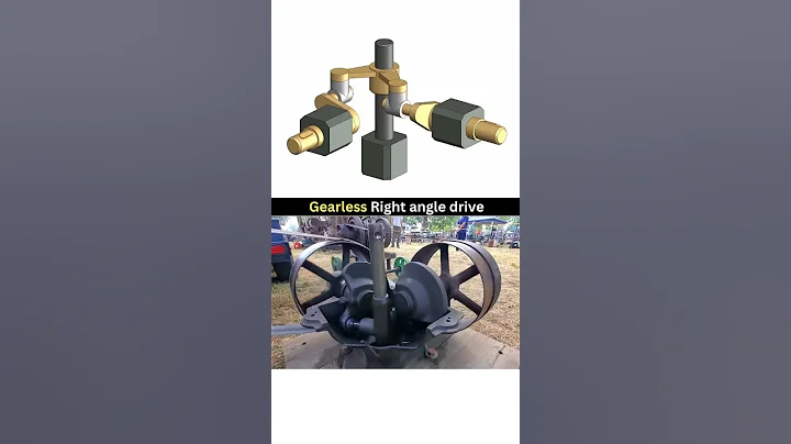 ⚙️ Gearless Right Angle Drive | Smooth Power Transmission#90degree #motion #power #solidworks #cad