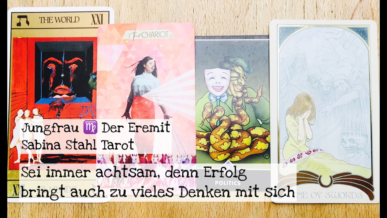 Jungfrau ♍️ Sei immer achtsam, denn Erfolg bringt auch zu vieles Denken mit sich