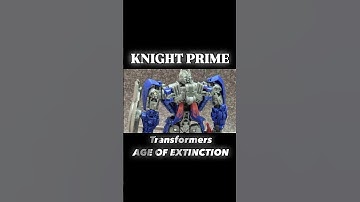 Full Video: REMOVABLE Backpack! Studio Series Knight Prime #transformers #optimusprime #studioseries