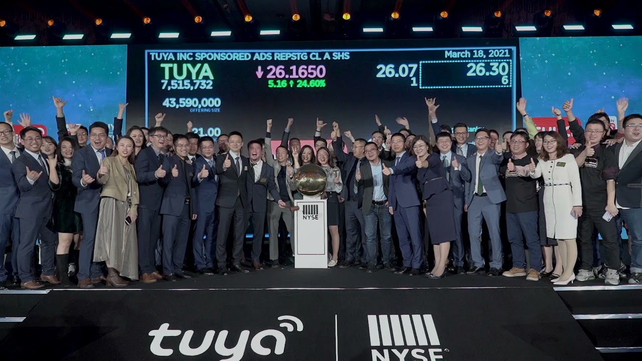 Highlight Moments of Tuya IPO Celebration