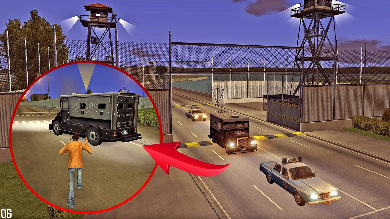 إختطاف عربة نقل السجناء في لعبة درايفر 4 | Driver: Parallel Lines Walkthrough #6