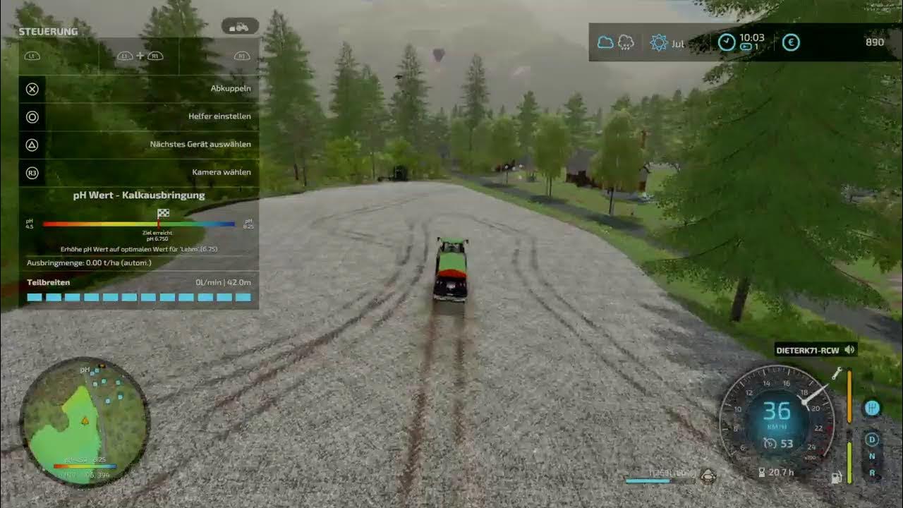 LS22/Neues Land /Multiplayer +18/PS4/ Schwad einfahren und Teich wurde
