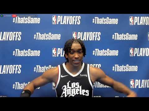 Terance Mann Postgame; Clippers beat the Jazz in Game 6