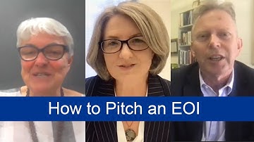 How to Pitch an EOI - Webinar