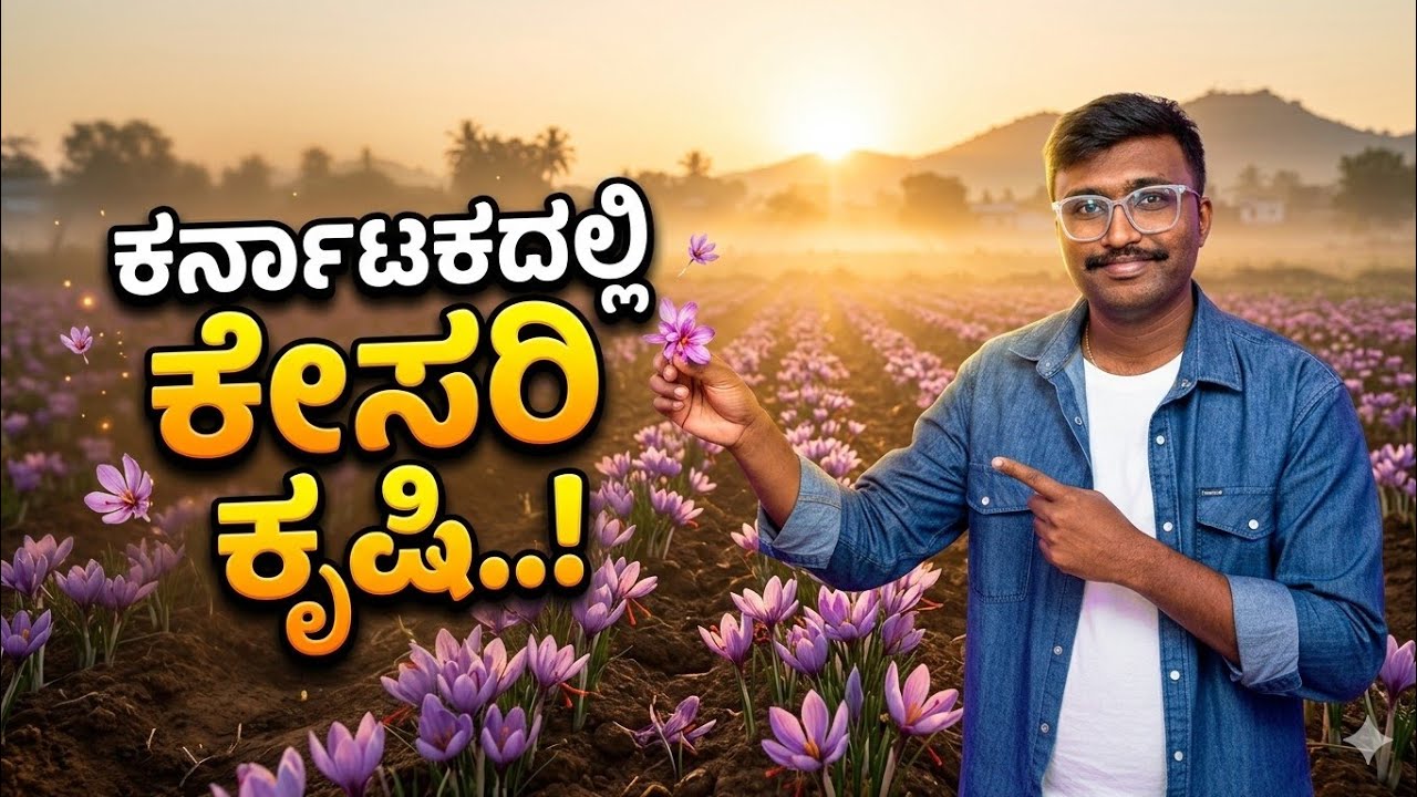 ಕರ್ನಾಟಕದಲ್ಲಿ ಕೇಸರಿ ಕೃಷಿ | Software Engineer ಮನೆಮೇಲೆ Saffron Farming | Success Story |Doddaballapur