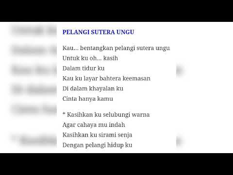 Pelangi Sutera Ungu (lirik)