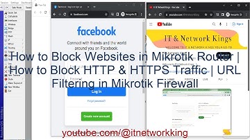 How to Block Websites in Mikrotik | How to Block HTTP & HTTPS Traffic | URL Filtering in Firewall