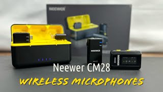 Neewer CM28 Wireless Lavalier Microphone Unboxing and Comparison