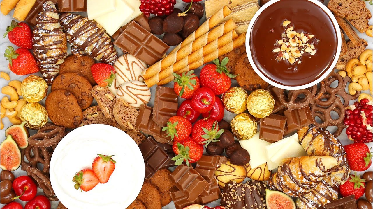 OUTRAGEOUS Chocolate Dessert Board | Holiday Entertaining | The Domestic Geek