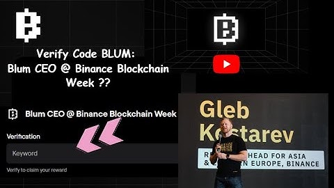 Dec 27 News Blum CEO @ Binance Blockchain Week | What