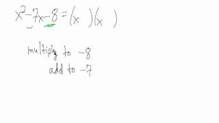 Celebrity Factoring Quadratic Expressions - Example 4 Wealth