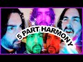 Creating a 5 part vocal harmony  music studio vlog