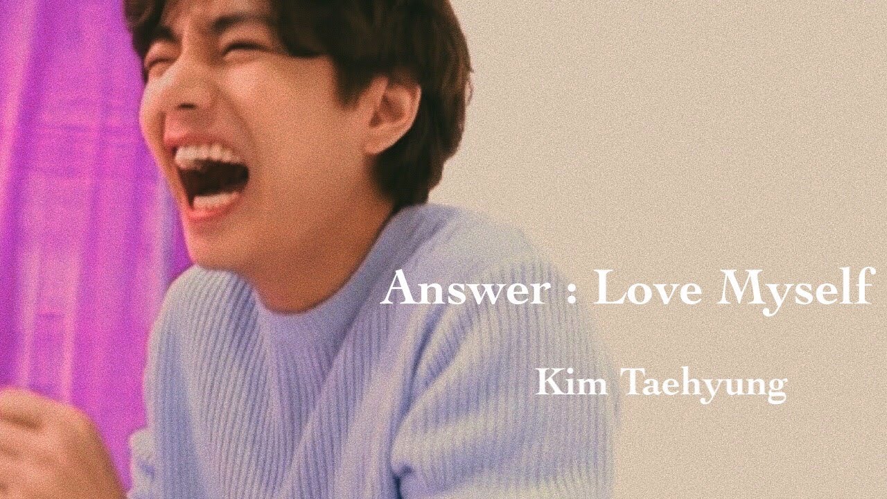 【BTS】아미로그　BTS감동동영상 Answer: Love Myself テテ　taehyung 김태형 テヒョン